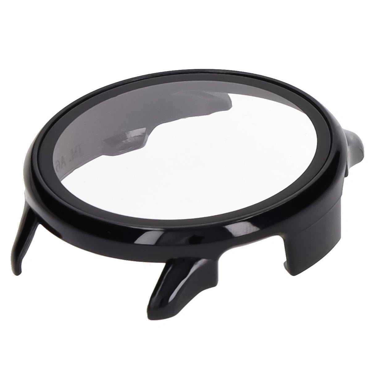 Schutzhülle mit Glas für Garmin Vivoactive 6, Bizon Case+Glass Watch, Schwarz