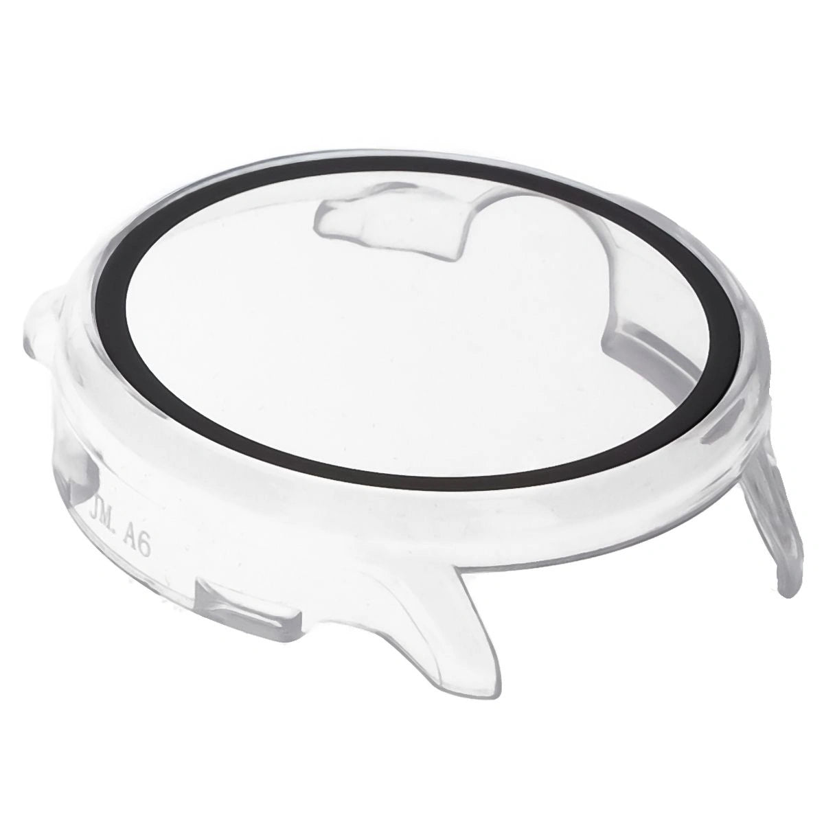 Schutzhülle mit Glas für Garmin Vivoactive 6, Bizon Case+Glass Watch, Trasparent