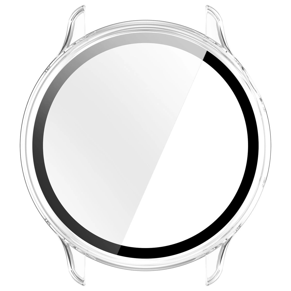 Schutzhülle mit Glas für Garmin Vivoactive 6, Bizon Case+Glass Watch, Trasparent