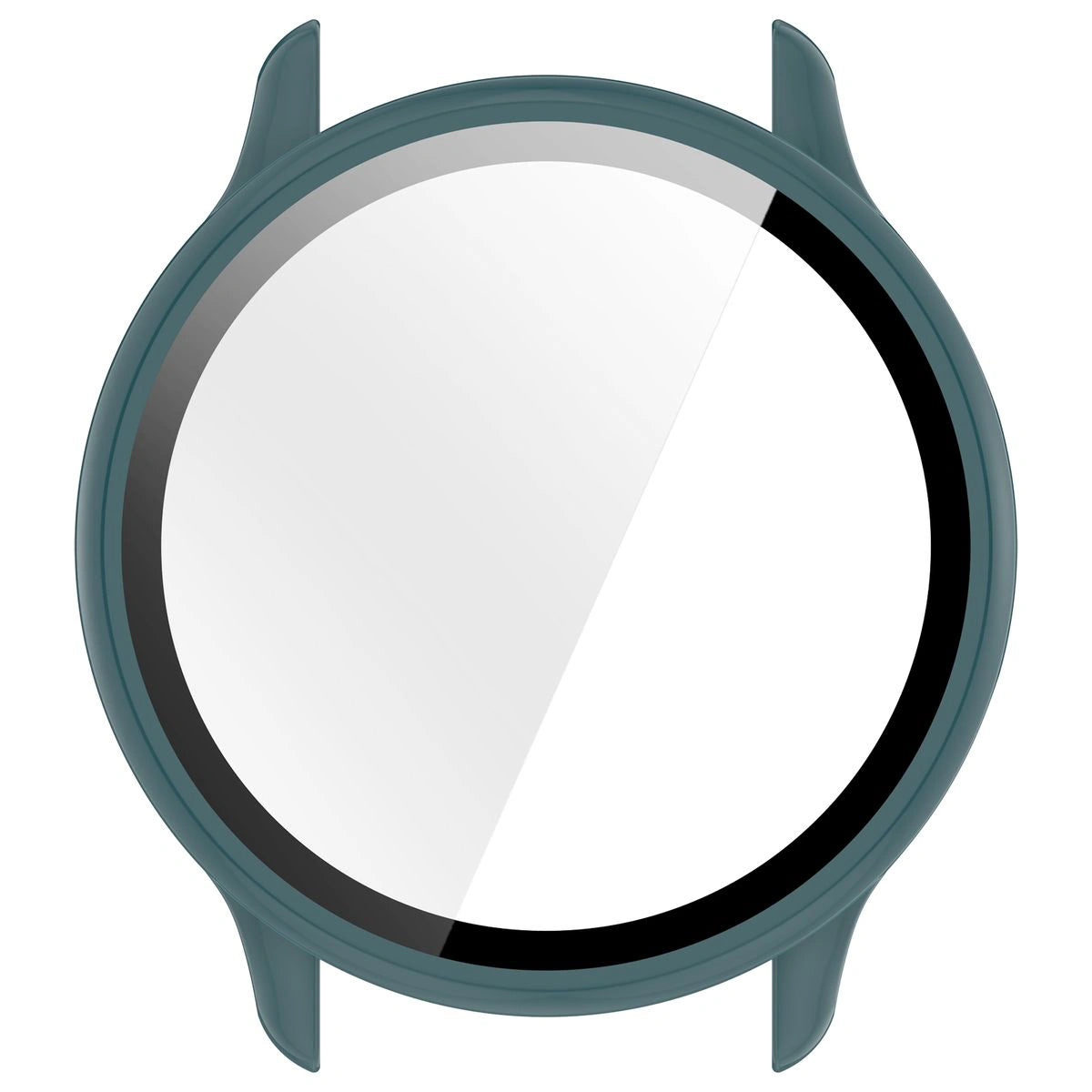 Schutzhülle mit Glas für Garmin Vivoactive 6, Bizon Case+Glass Watch, Grün