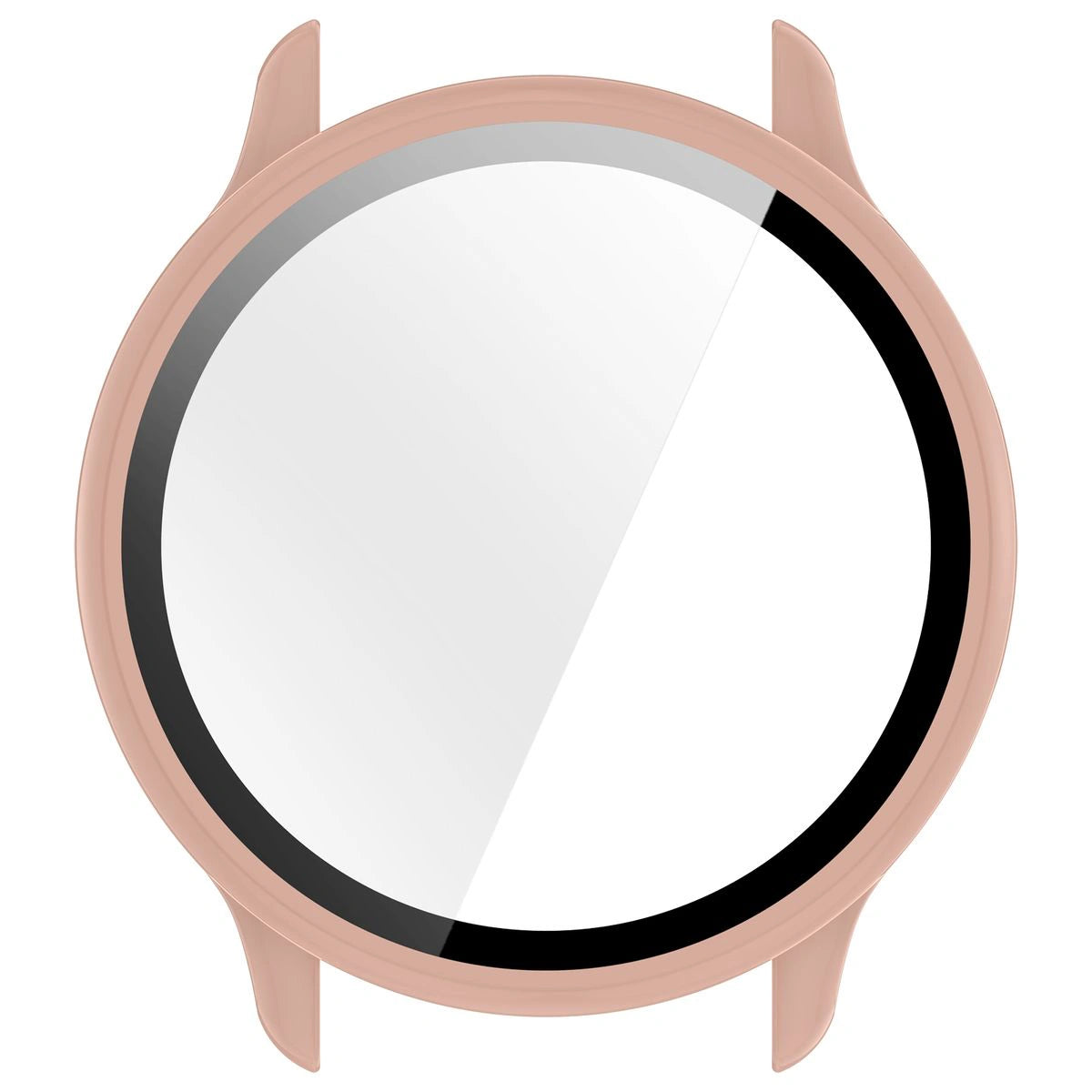 Schutzhülle mit Glas für Garmin Vivoactive 6, Bizon Case+Glass Watch, Rosa