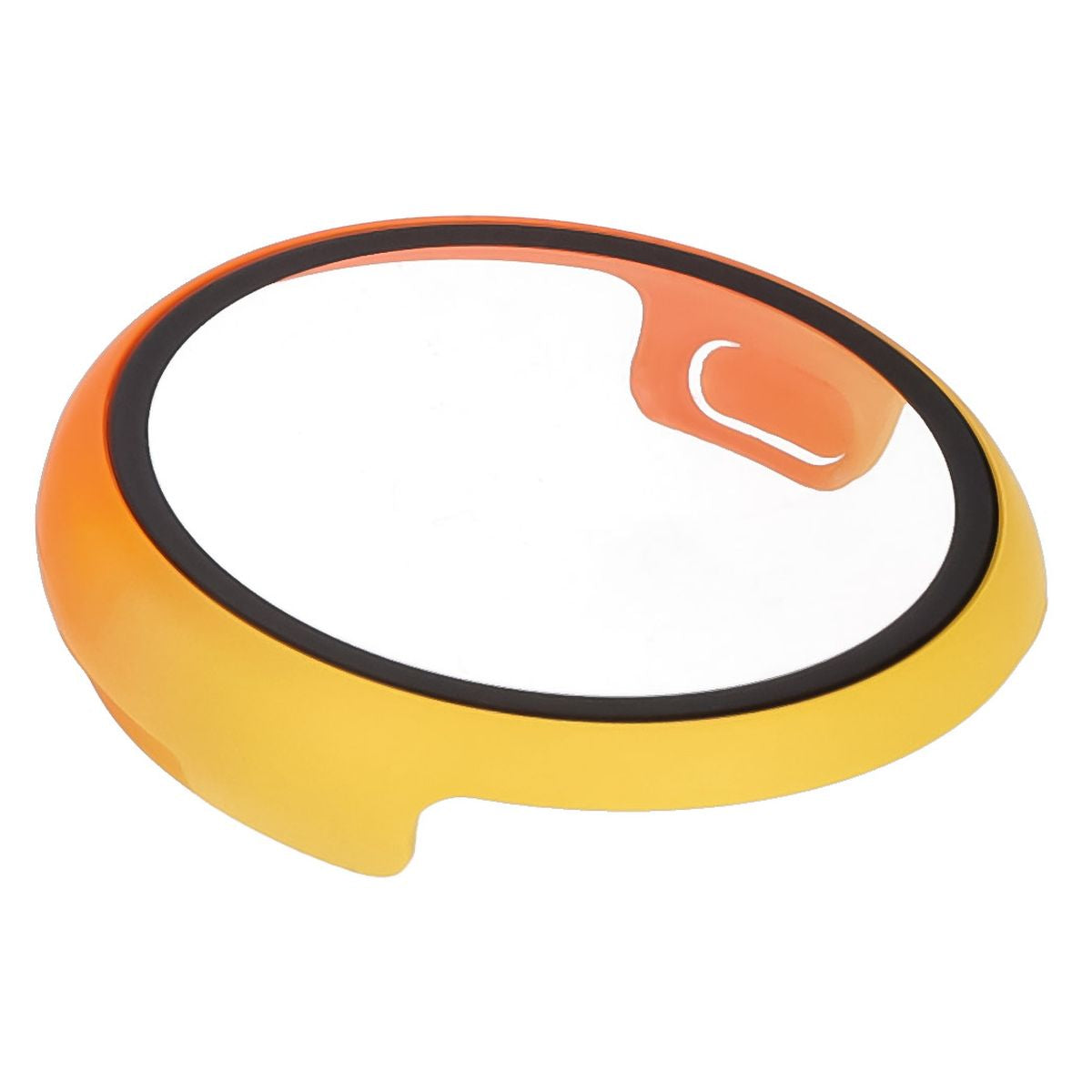 Schutzhülle mit Glas für Google Pixel Watch 3 41mm, Bizon Case Watch Adamo, Gelb-Orange