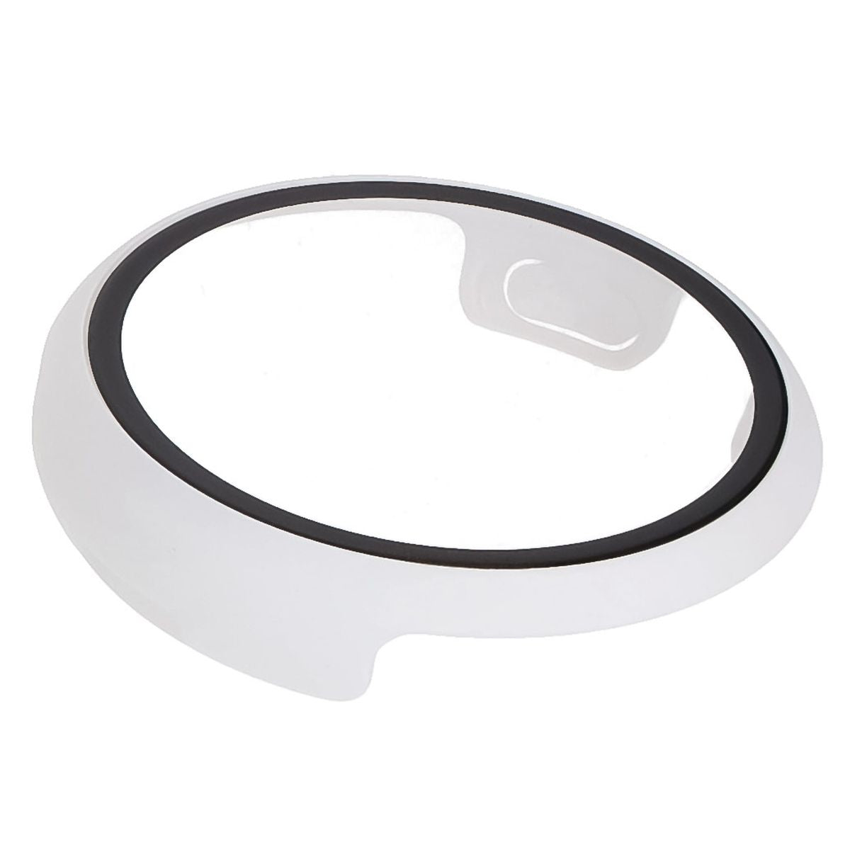 Schutzhülle mit Glas für Google Pixel Watch 3 41mm, Bizon Case Watch Adamo, Weiß