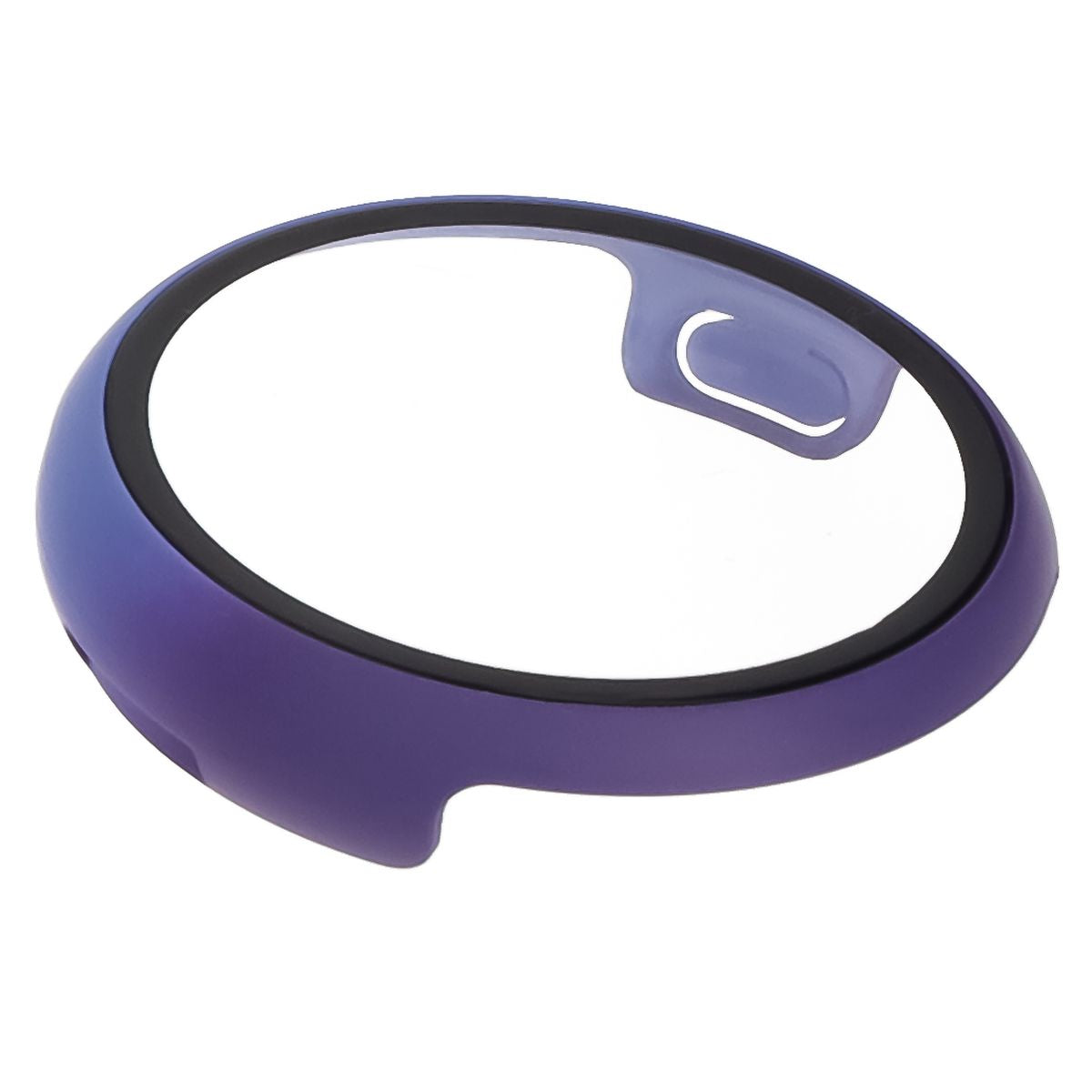 Schutzhülle mit Glas für Google Pixel Watch 3 45mm, Bizon Case Watch Adamo, Blauviolett