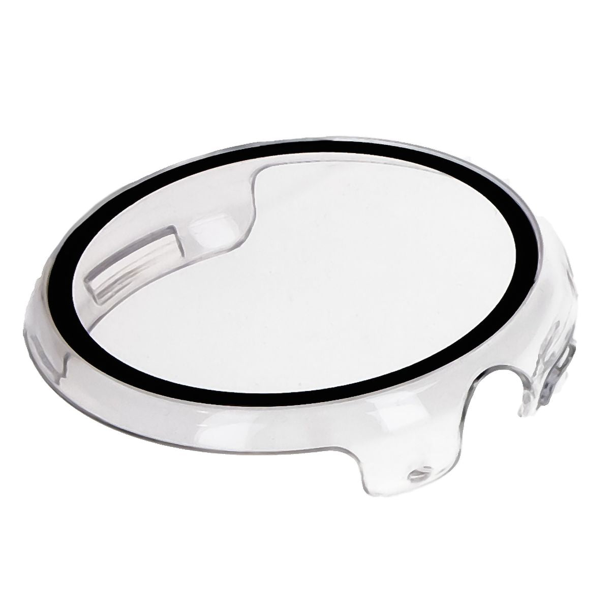 Schutzhülle mit Glas für Google Pixel Watch 3 45mm, Bizon Case+Glass Watch, Transparent