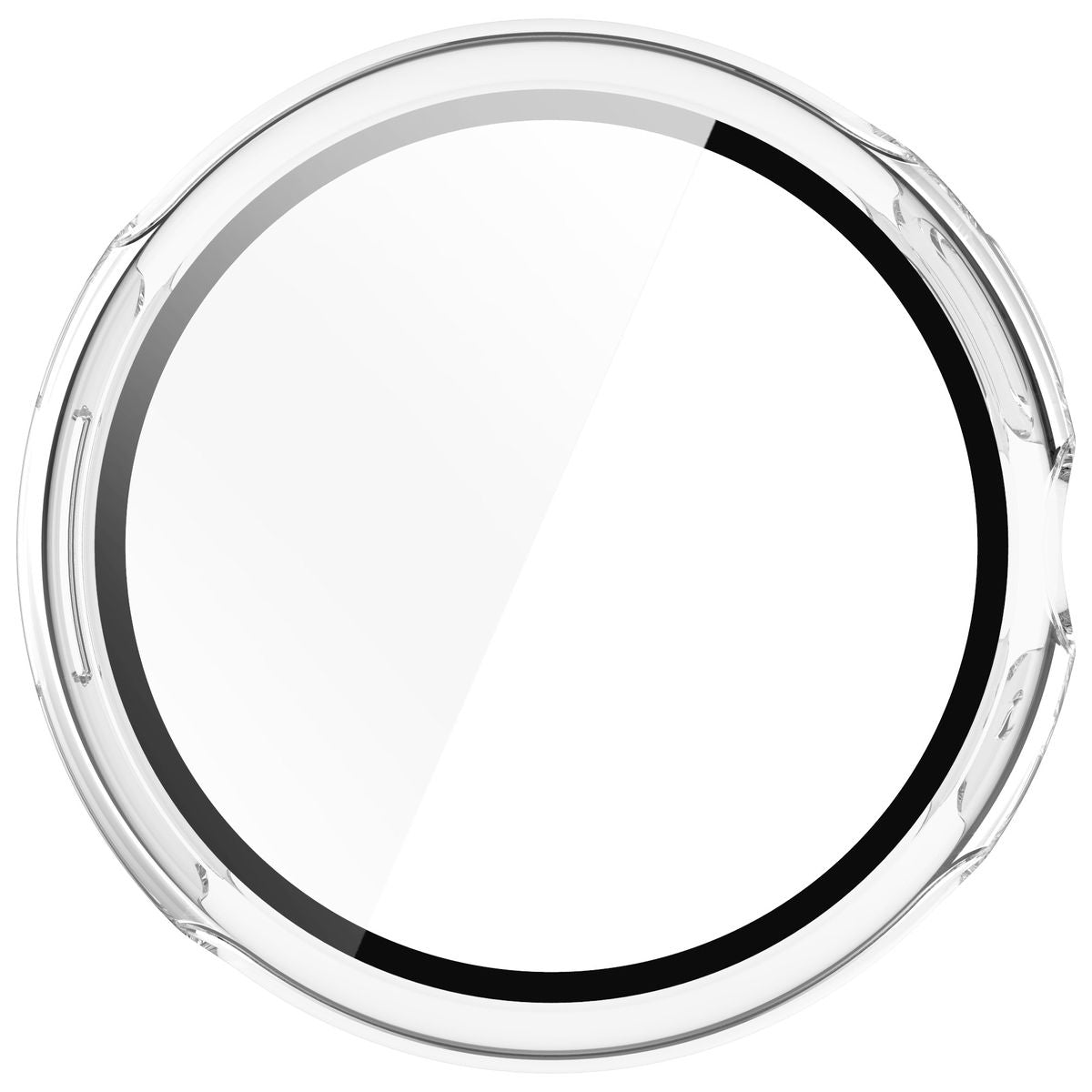 Schutzhülle mit Glas für Google Pixel Watch 3 45mm, Bizon Case+Glass Watch, Transparent