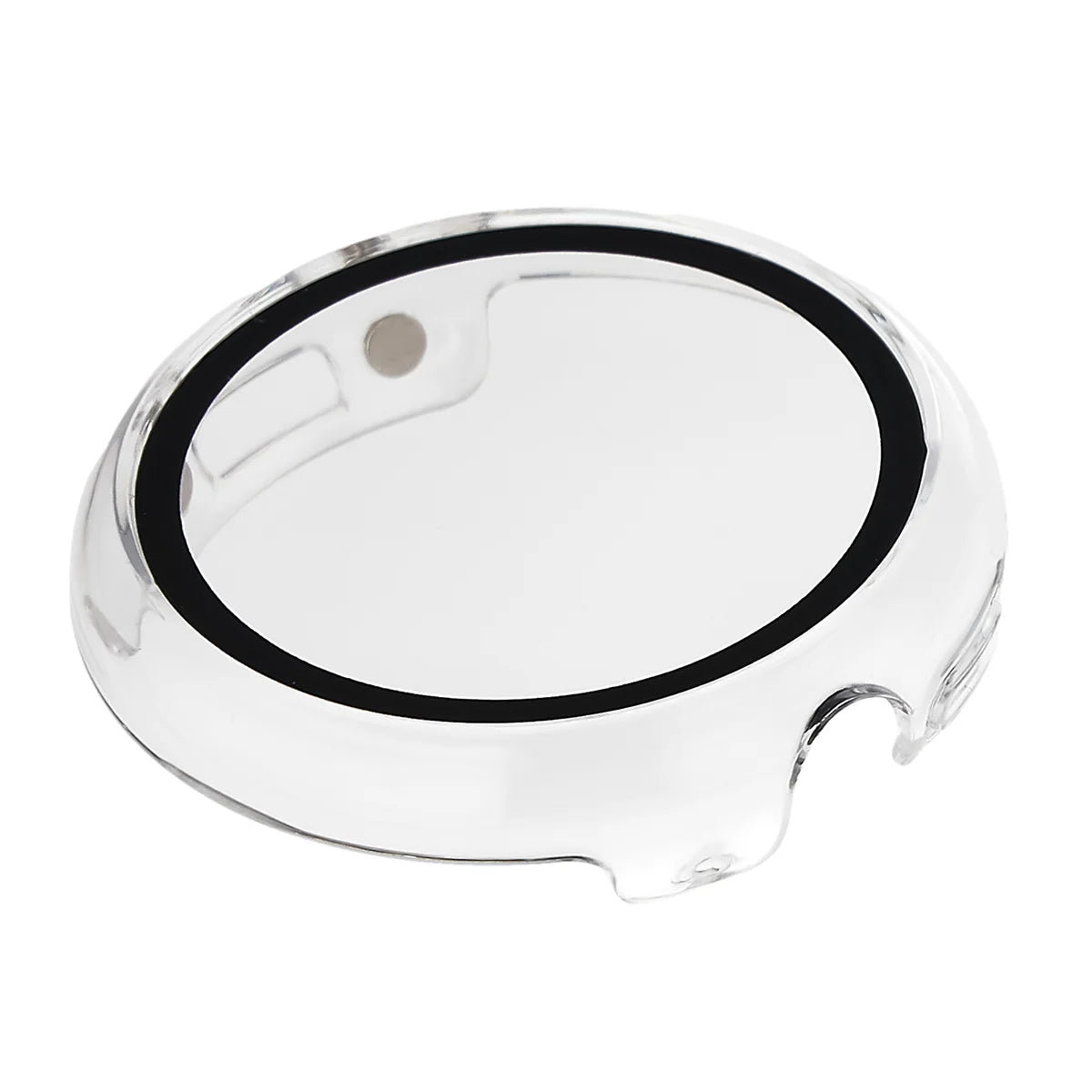 Schutzhülle mit Glas für Google Pixel Watch 4 41 mm, Bizon Case Watch Adamo, Transparent