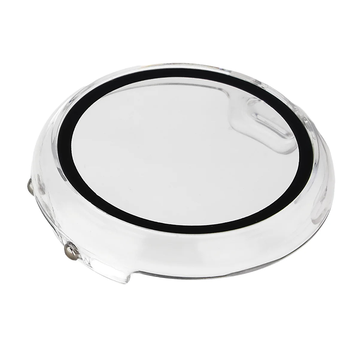 Schutzhülle mit Glas für Google Pixel Watch 4 41 mm, Bizon Case Watch Adamo, Transparent