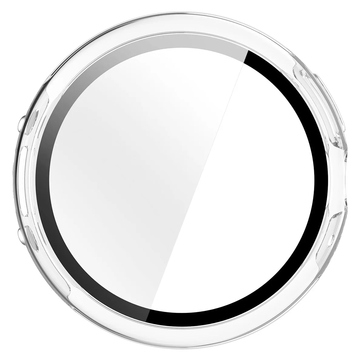 Schutzhülle mit Glas für Google Pixel Watch 4 41 mm, Bizon Case Watch Adamo, Transparent