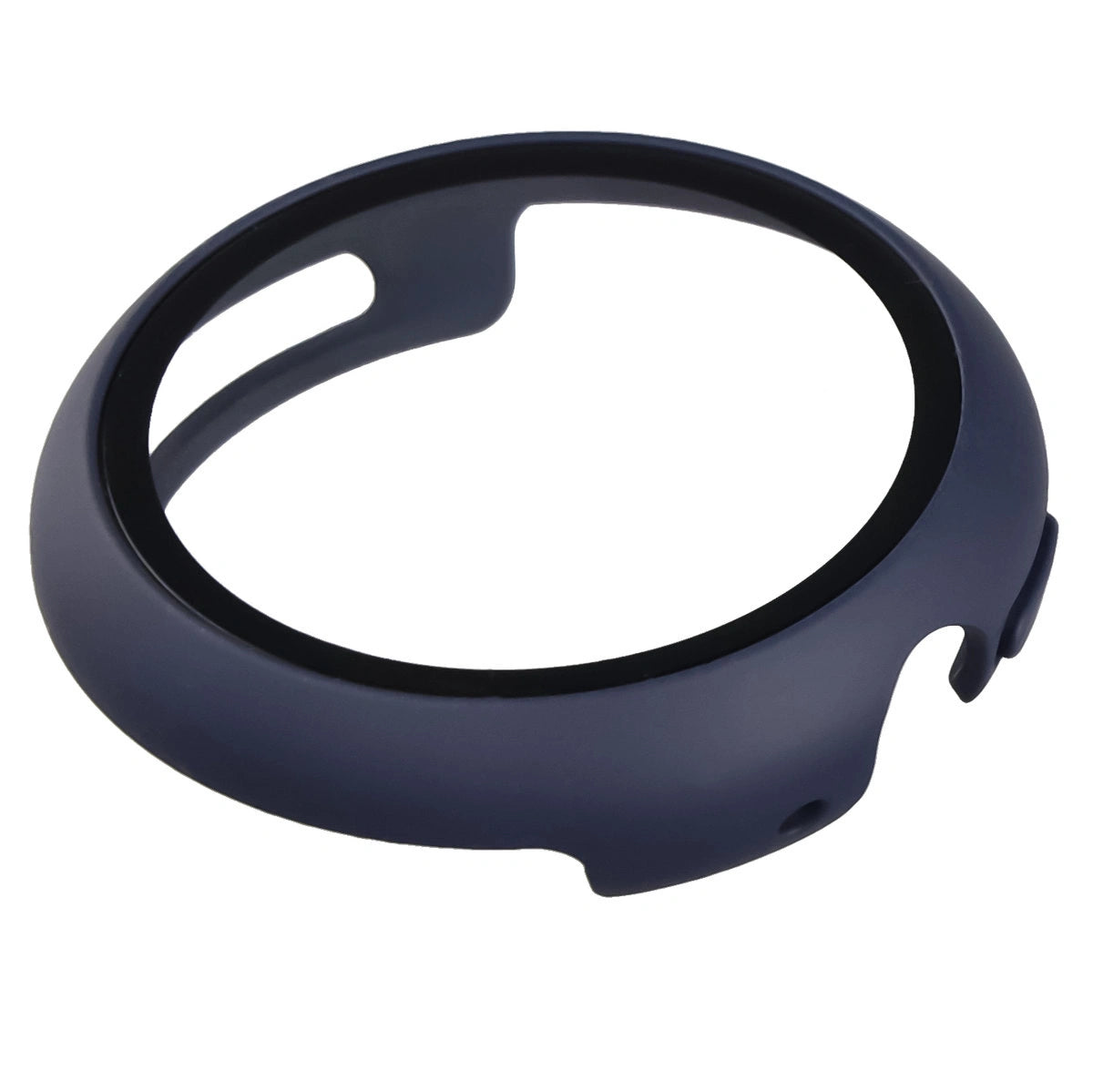 Schutzhülle mit Glas für Google Pixel Watch 4 41 mm, Bizon Case Watch Adamo, Matt Dunkelblau