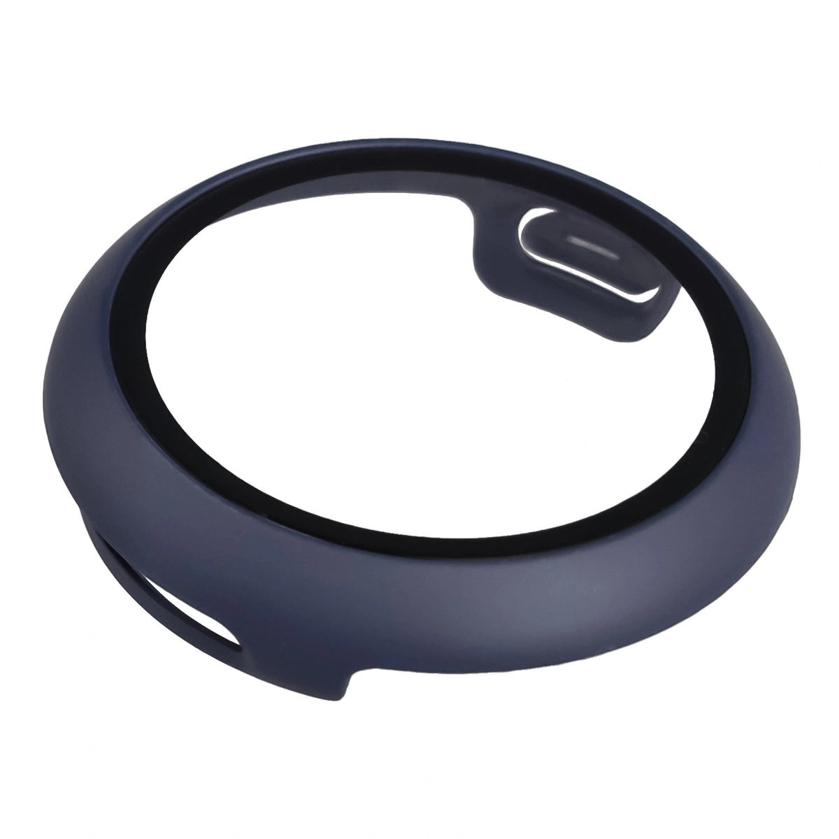Schutzhülle mit Glas für Google Pixel Watch 4 41 mm, Bizon Case Watch Adamo, Matt Dunkelblau