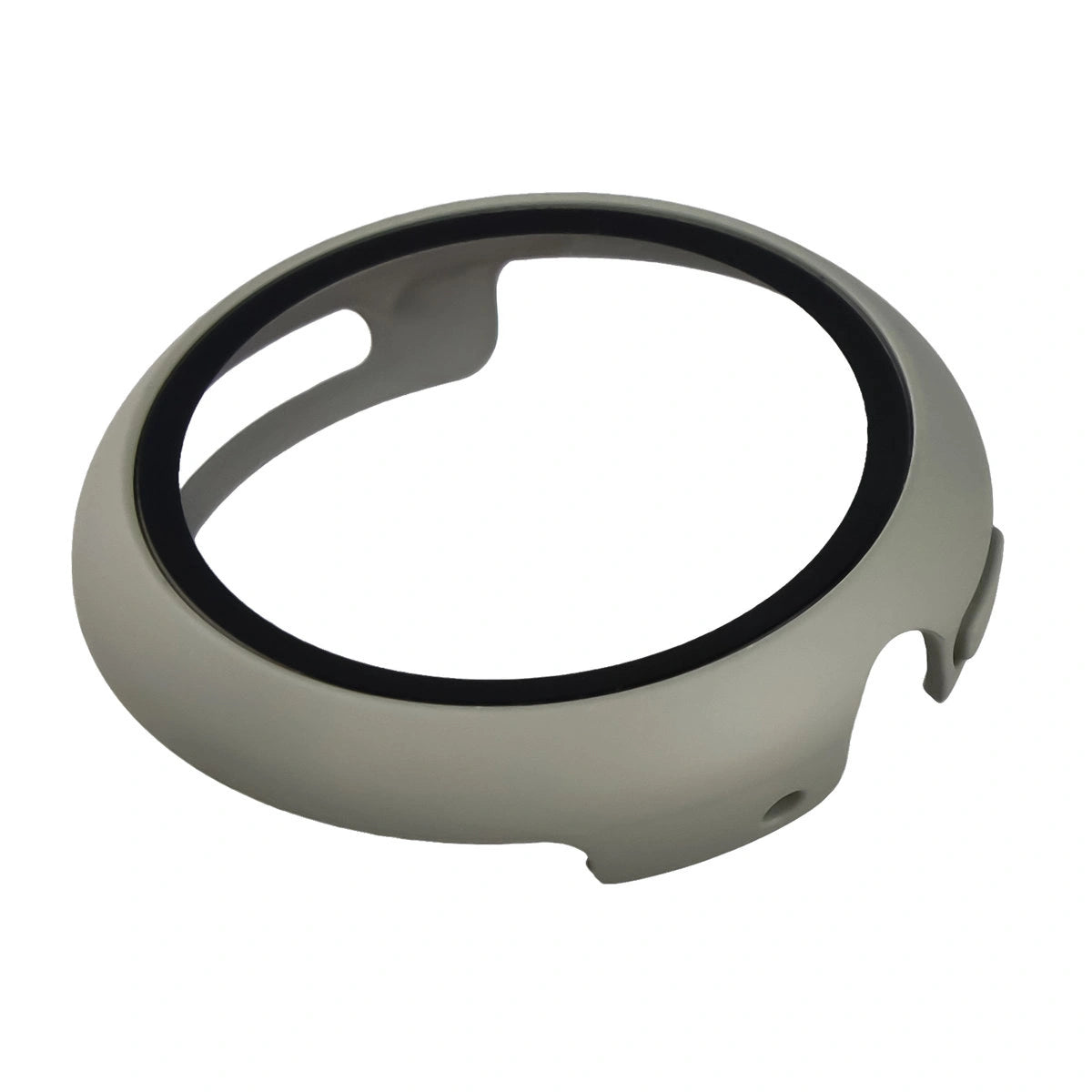 Schutzhülle mit Glas für Google Pixel Watch 4 41 mm, Bizon Case Watch Adamo, Mattgrau
