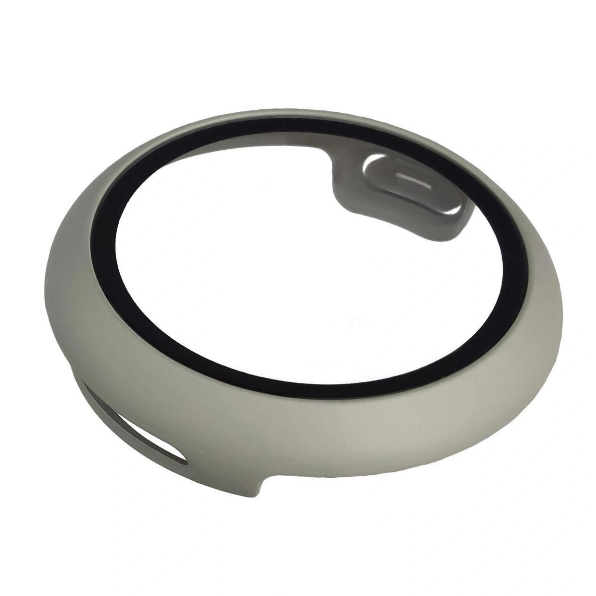 Schutzhülle mit Glas für Google Pixel Watch 4 41 mm, Bizon Case Watch Adamo, Mattgrau