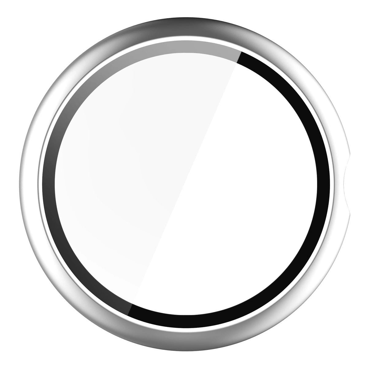 Schutzhülle mit Glas für Google Pixel Watch 4 41 mm, Bizon Case Watch Adamo, Matte Silber