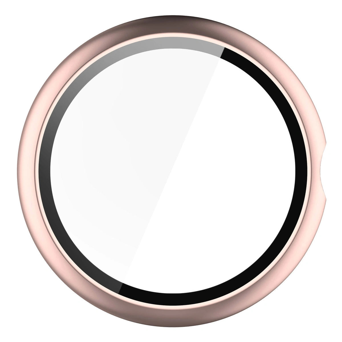 Schutzhülle mit Glas für Google Pixel Watch 4 41 mm, Bizon Case Watch Adamo, Satin Rosa