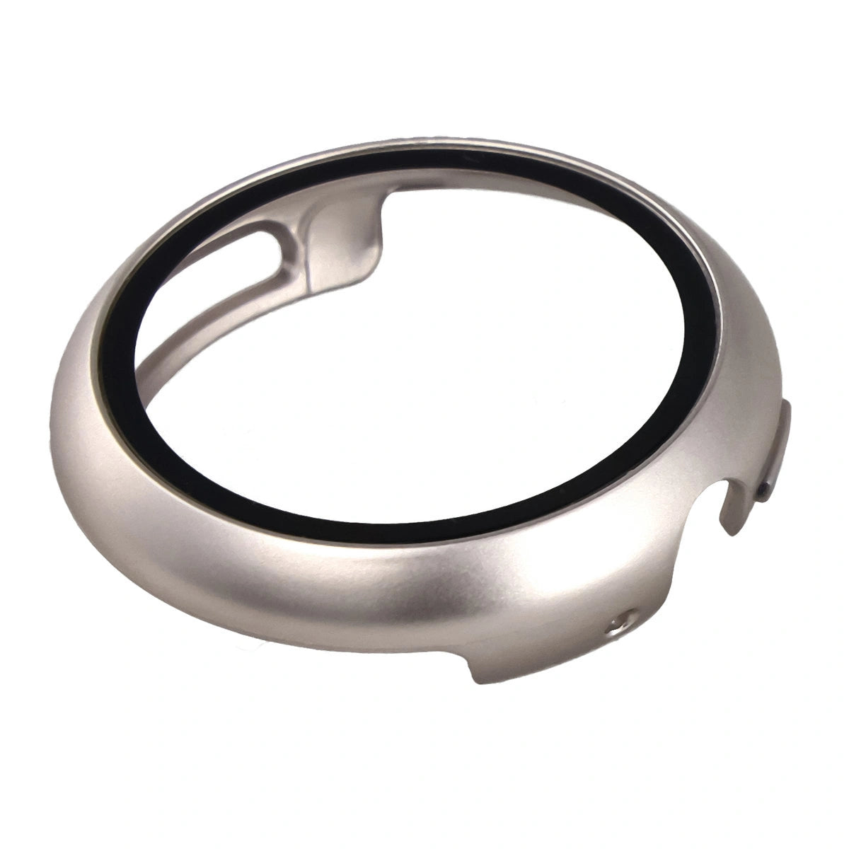 Schutzhülle mit Glas für Google Pixel Watch 4 41 mm, Bizon Case Watch Adamo, Satin Champagner