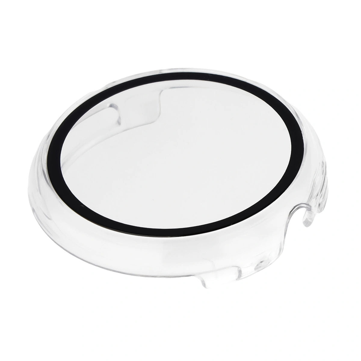 Schutzhülle mit Glas für Google Pixel Watch 4 45 mm, Bizon Case Watch Adamo, Transparent