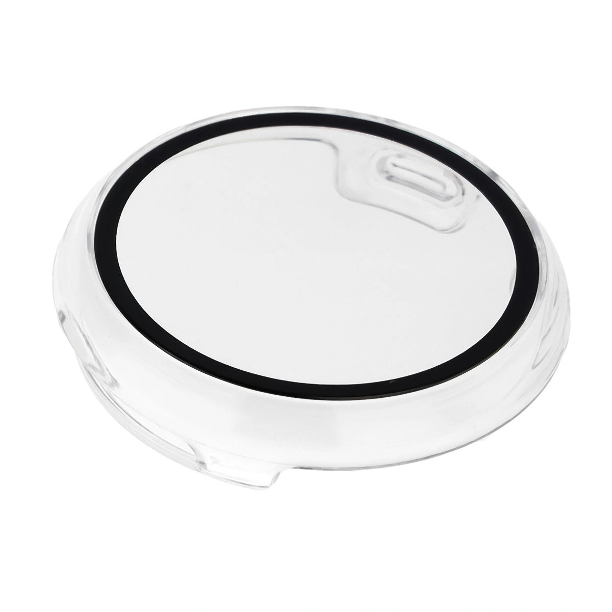 Schutzhülle mit Glas für Google Pixel Watch 4 45 mm, Bizon Case Watch Adamo, Transparent