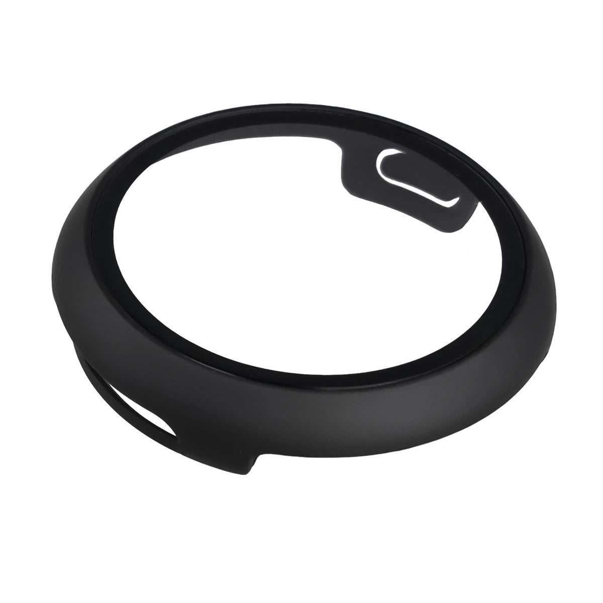 Schutzhülle mit Glas für Google Pixel Watch 4 45 mm, Bizon Case Watch Adamo, mattes Schwarz
