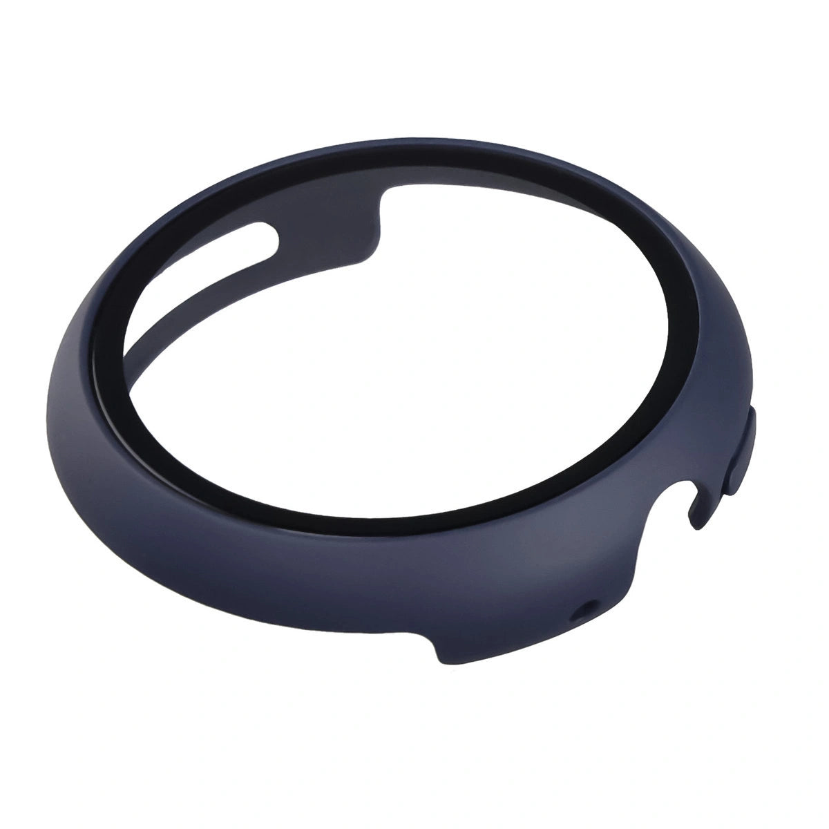 Schutzhülle mit Glas für Google Pixel Watch 4 45 mm, Bizon Case Watch Adamo, mattes Dunkelblau