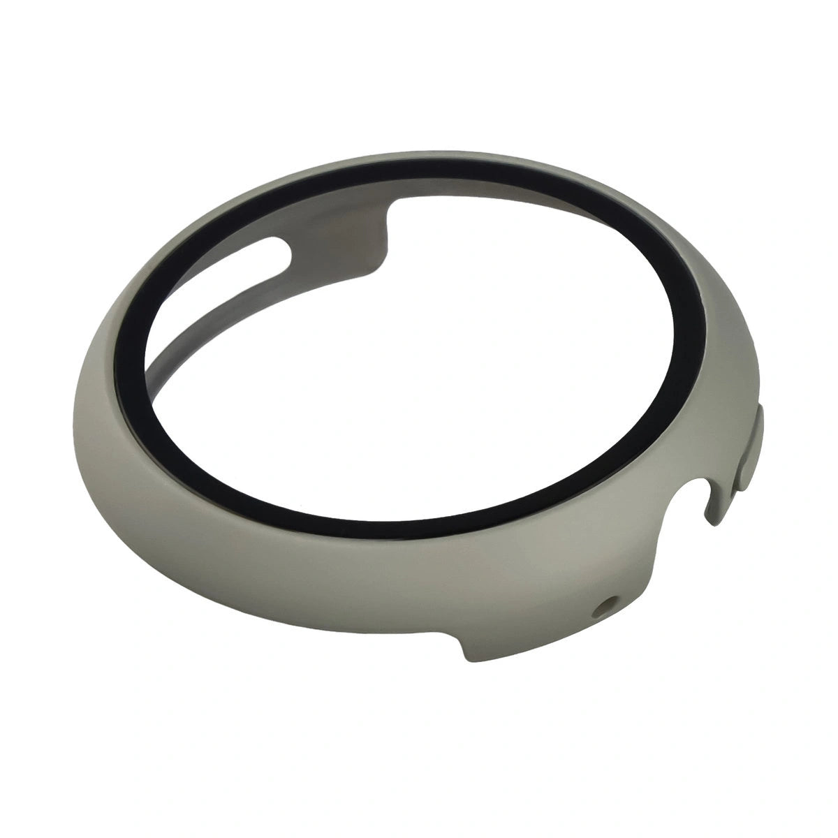 Schutzhülle mit Glas für Google Pixel Watch 4 45 mm, Bizon Case Watch Adamo, mattes Grau