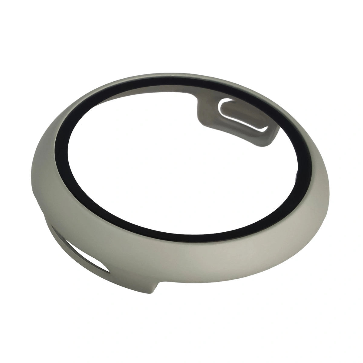 Schutzhülle mit Glas für Google Pixel Watch 4 45 mm, Bizon Case Watch Adamo, mattes Grau