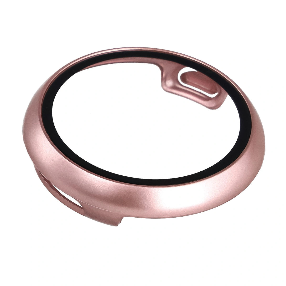 Schutzhülle mit Glas für Google Pixel Watch 4 45 mm, Bizon Case Watch Adamo, Satin Rosa