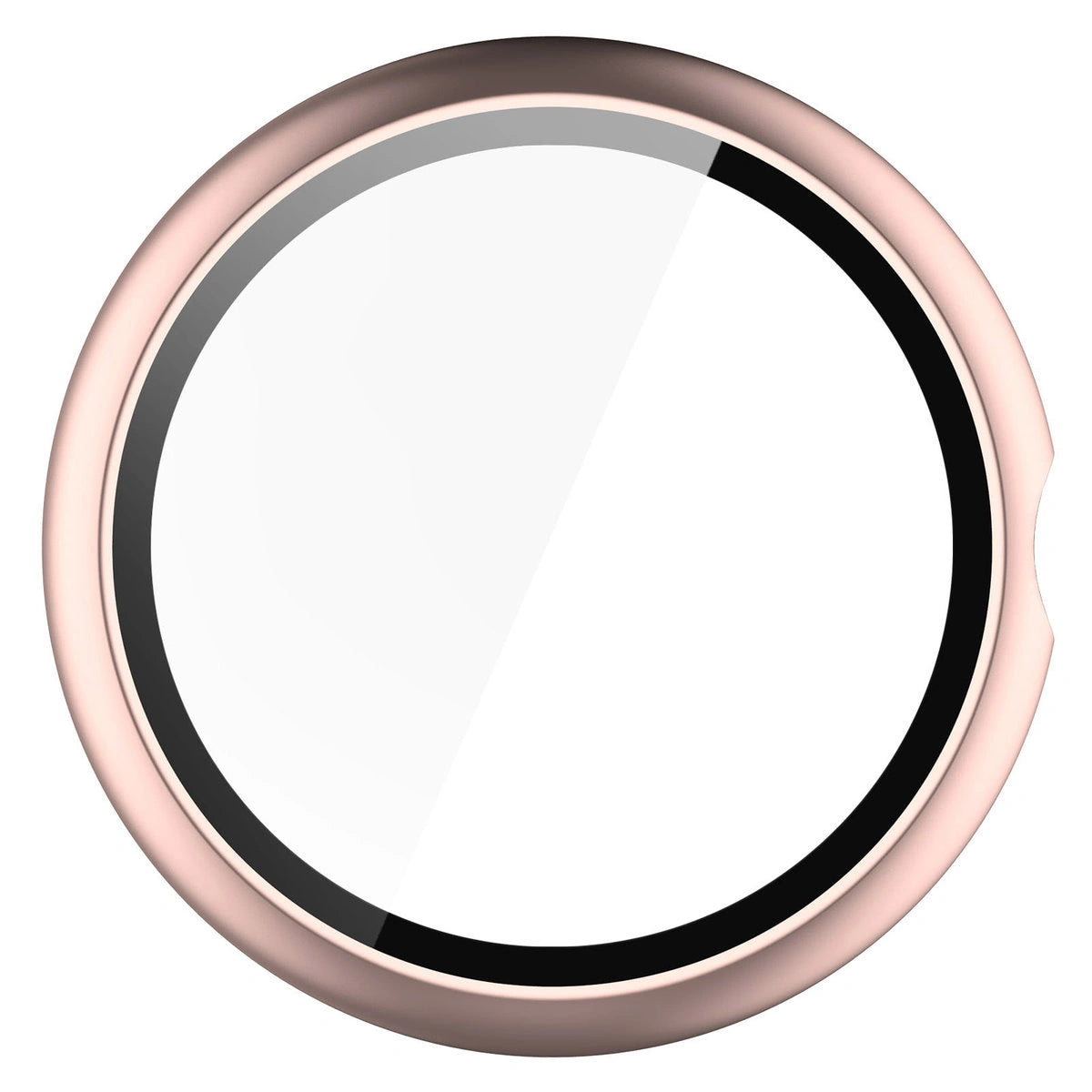 Schutzhülle mit Glas für Google Pixel Watch 4 45 mm, Bizon Case Watch Adamo, Satin Rosa