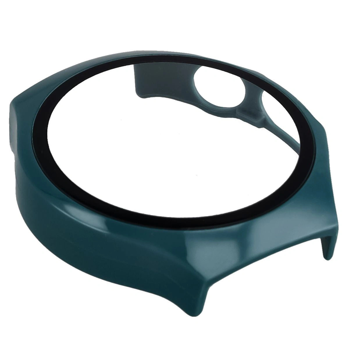 Schutzhülle mit Glas für Huawei Watch 5 42 mm, Bizon Case+Glass Watch, Grün