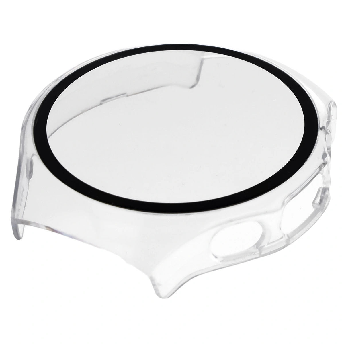 Schutzhülle mit Glas für Huawei Watch 5 46 mm, Bizon Case+Glass Watch, Transparent