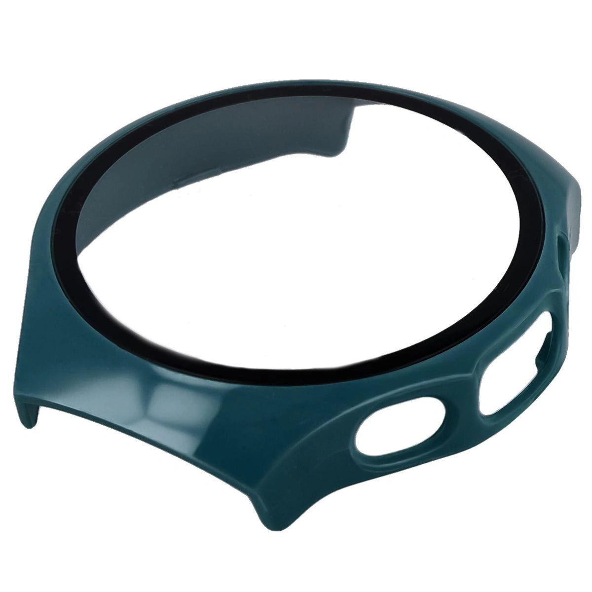 Schutzhülle mit Glas für Huawei Watch 5 46 mm, Bizon Case+Glass Watch, Grün
