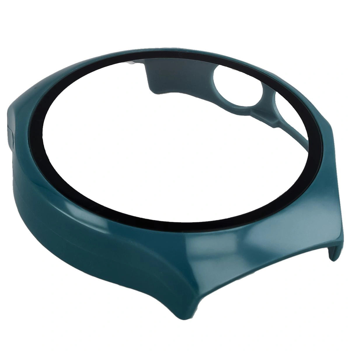 Schutzhülle mit Glas für Huawei Watch 5 46 mm, Bizon Case+Glass Watch, Grün