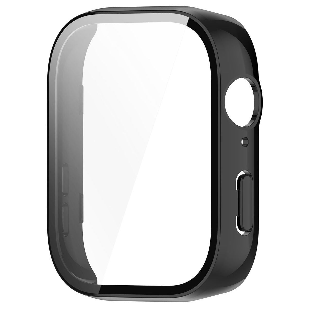 Schutzhülle für Huawei Watch Fit 3, Bizon Case+Glass Watch, Schwarz