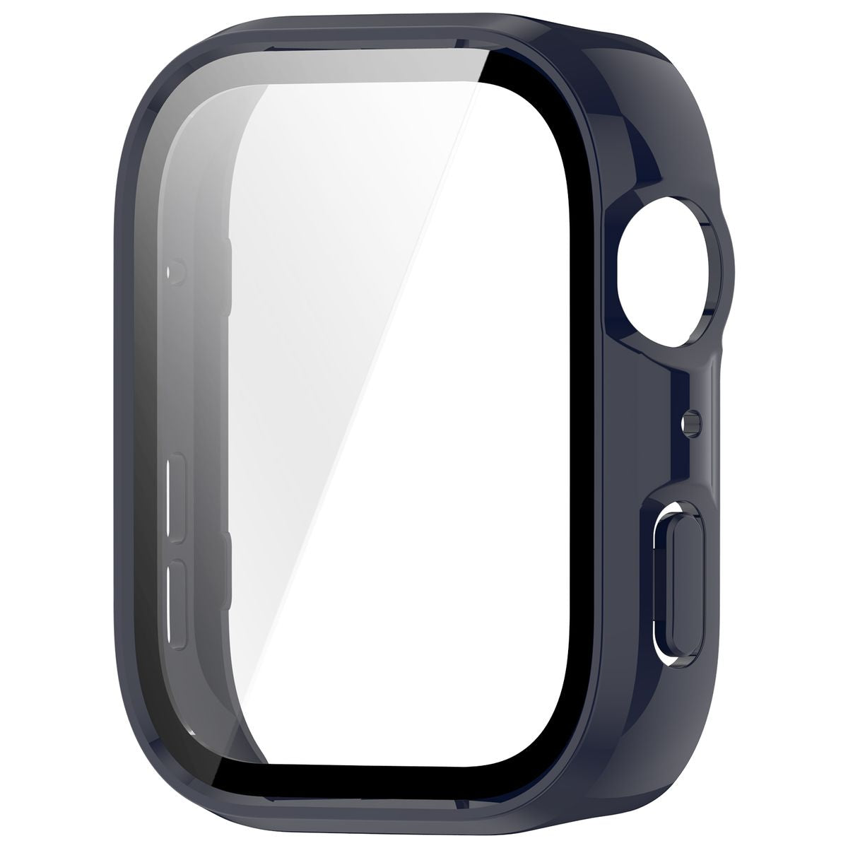Schutzhülle mit Glas für Huawei Watch Fit 4, Bizon Case Watch Adamo, Blau