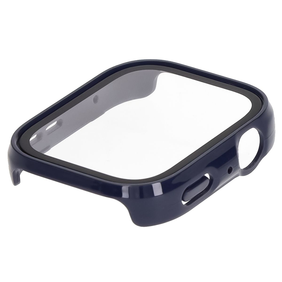Schutzhülle mit Glas für Huawei Watch Fit 4, Bizon Case Watch Adamo, Blau