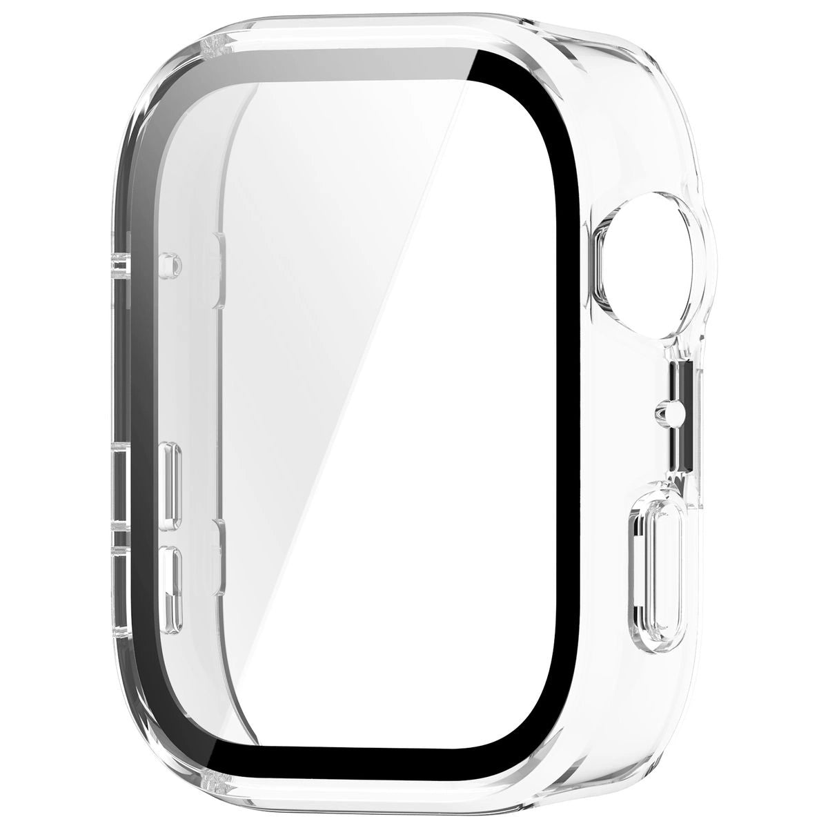 Schutzhülle mit Glas für Huawei Watch Fit 4, Bizon Case+Glass Watch, Transparent