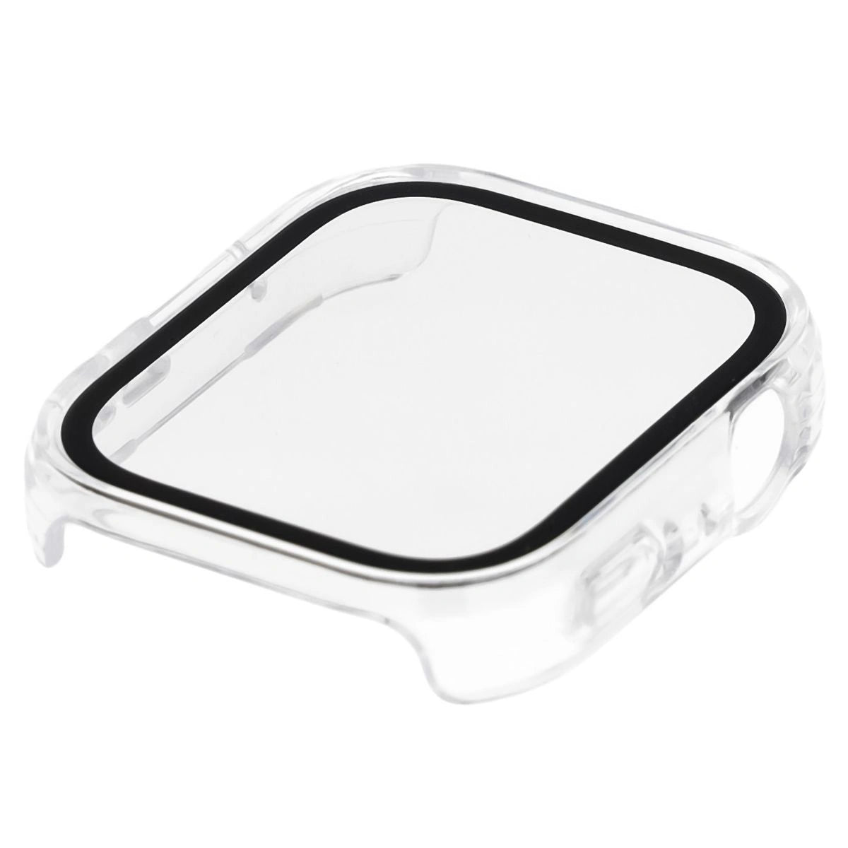 Schutzhülle mit Glas für Huawei Watch Fit 4, Bizon Case+Glass Watch, Transparent