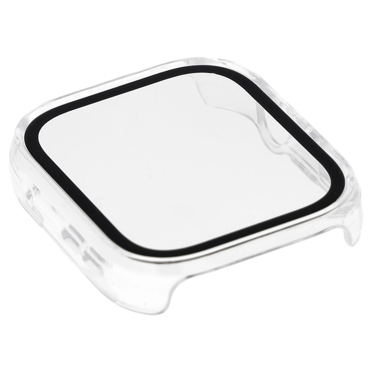 Schutzhülle mit Glas für Huawei Watch Fit 4, Bizon Case+Glass Watch, Transparent