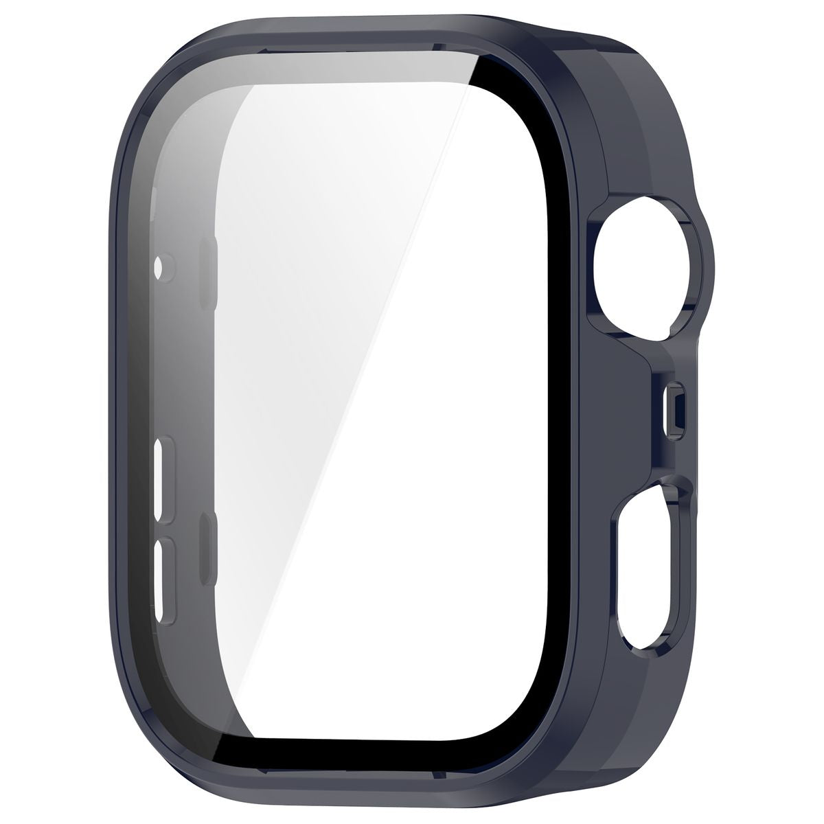 Schutzhülle mit Glas für Huawei Watch Fit 4 Pro, Bizon Case+Glass Watch, Blau