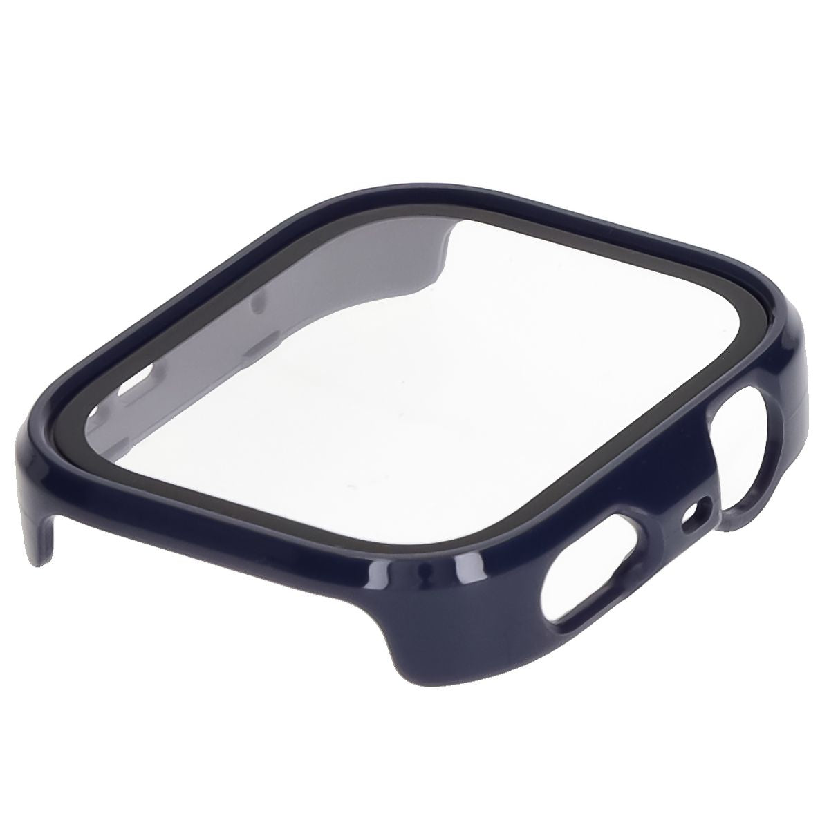 Schutzhülle mit Glas für Huawei Watch Fit 4 Pro, Bizon Case+Glass Watch, Blau