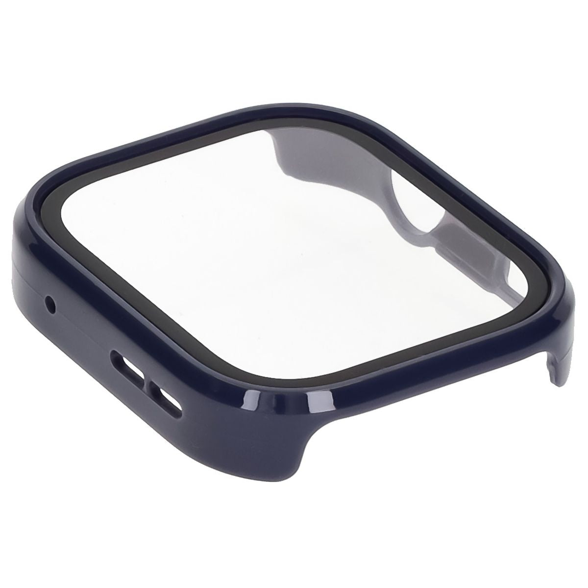 Schutzhülle mit Glas für Huawei Watch Fit 4 Pro, Bizon Case+Glass Watch, Blau