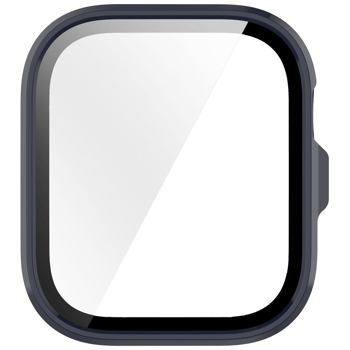 Schutzhülle mit Glas für Huawei Watch Fit 4 Pro, Bizon Case+Glass Watch, Blau