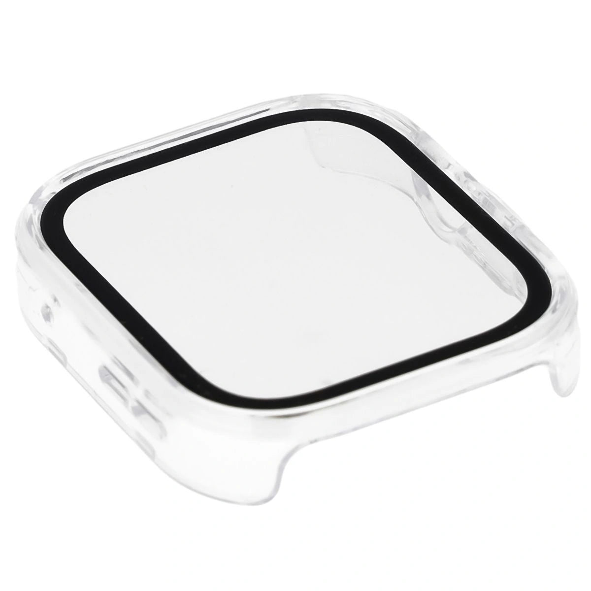 Schutzhülle mit Glas für Huawei Watch Fit 4 Pro, Bizon Case+Glass Watch, Transparent