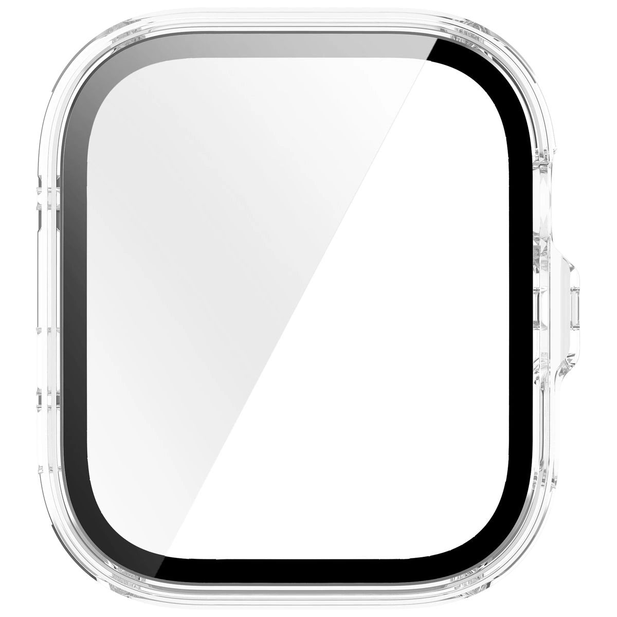 Schutzhülle mit Glas für Huawei Watch Fit 4 Pro, Bizon Case+Glass Watch, Transparent