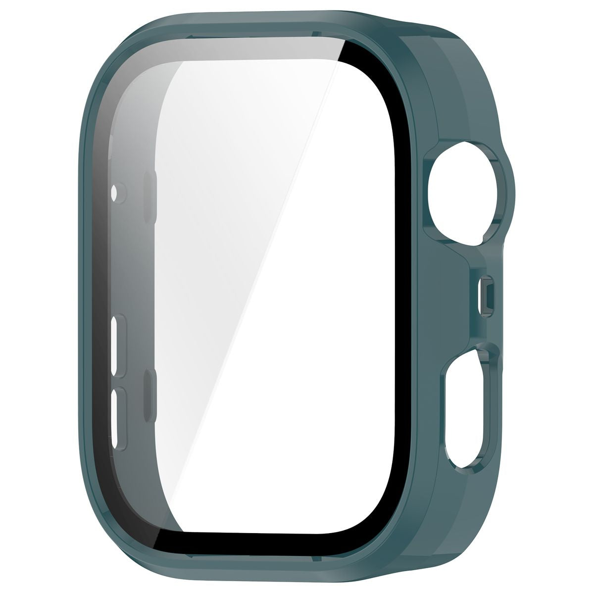 Schutzhülle mit Glas für Huawei Watch Fit 4 Pro, Bizon Case+Glass Watch, Grün