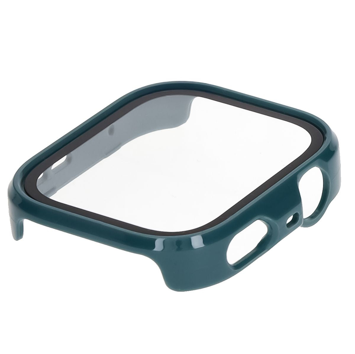 Schutzhülle mit Glas für Huawei Watch Fit 4 Pro, Bizon Case+Glass Watch, Grün