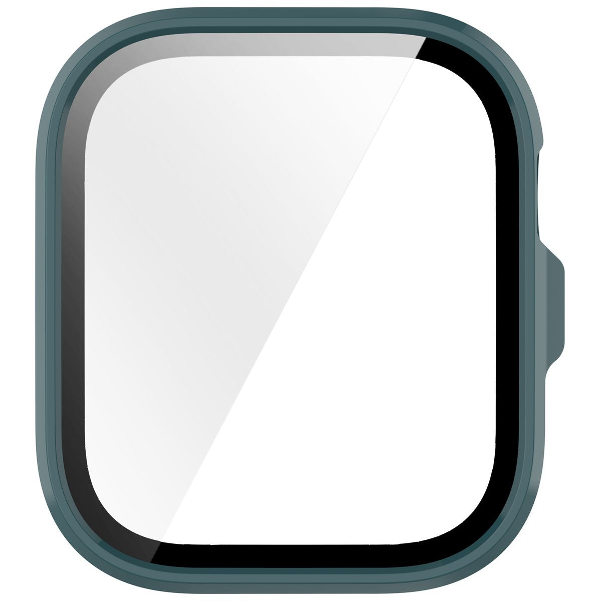 Schutzhülle mit Glas für Huawei Watch Fit 4 Pro, Bizon Case+Glass Watch, Grün