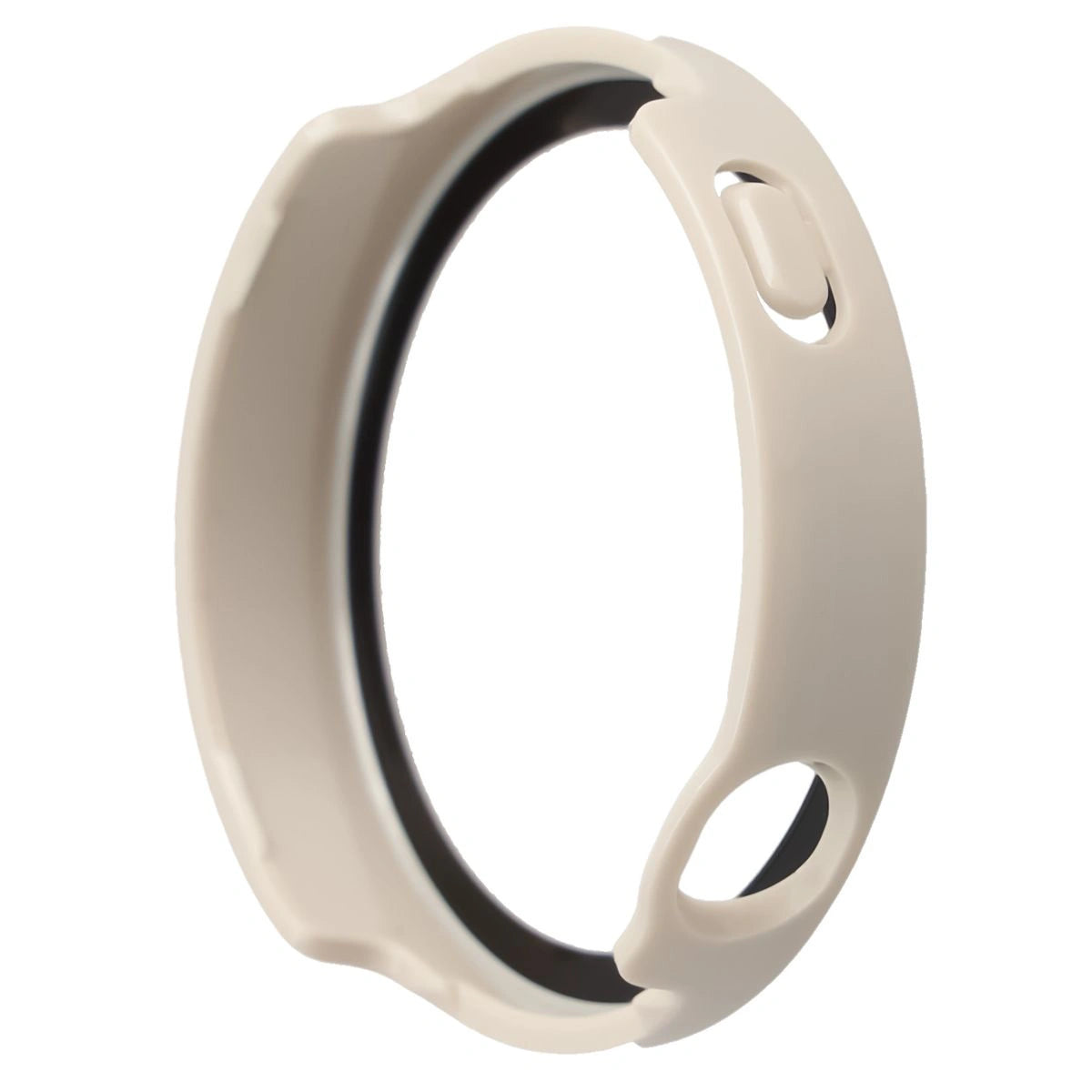 Schutzhülle mit Glas für Huawei Watch GT6 41 mm. Bizon Case+Glass Watch, Beige