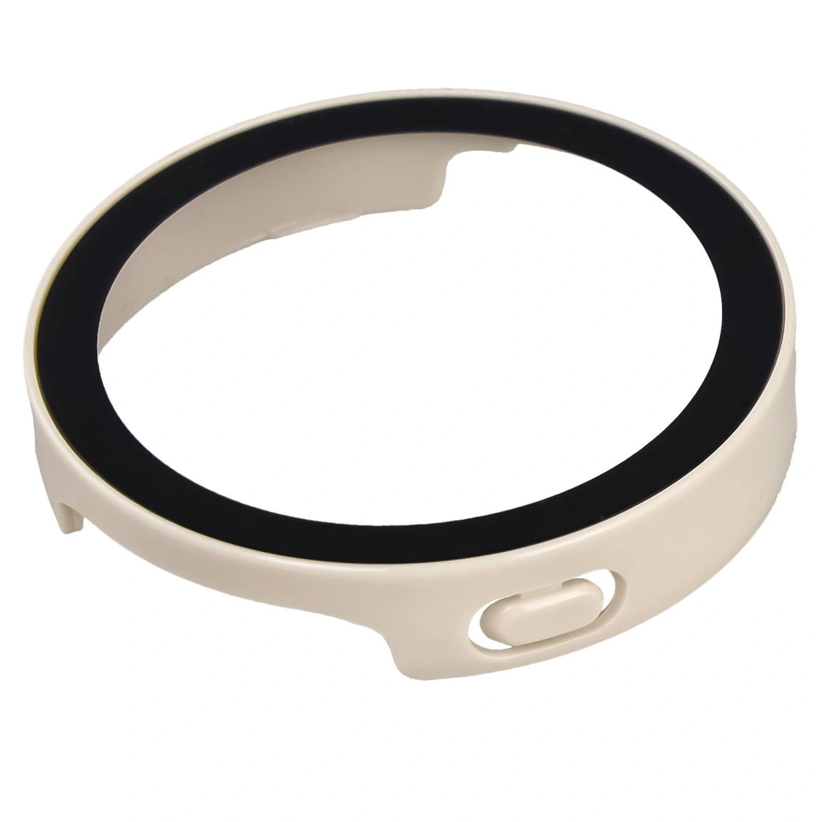 Schutzhülle mit Glas für Huawei Watch GT6 41 mm. Bizon Case+Glass Watch, Beige