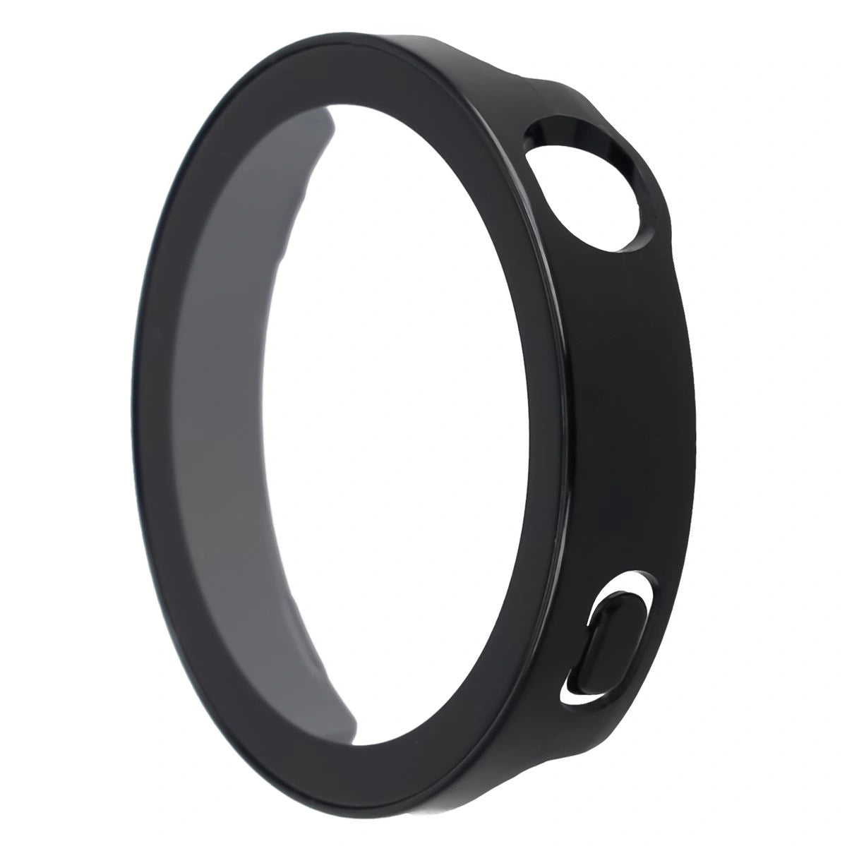 Schutzhülle mit Glas für Huawei Watch GT6 41 mm. Bizon Case+Glass Watch, Schwarz